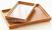 Đĩa gỗ tre khay gỗ hàng ngày khay trà lạnh khay đĩa hình chữ nhật khay gỗ trên khay đĩa đĩa