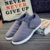 Giày vải nam cộng với nhung hai đôi giày cotton mùa thu và mùa đông thấp để giúp giày trung niên giản dị giữ ấm cho bố giày xtep Giày thấp