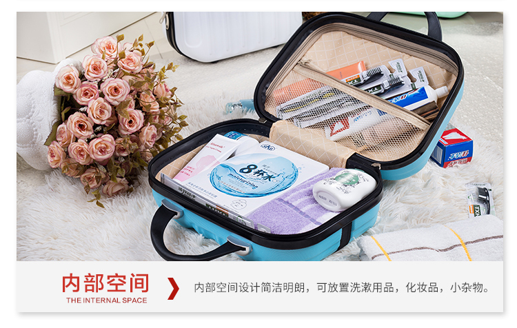 gucci拉杆箱包 手提迷你箱包1包女化妝行李箱包4寸可愛小旅行箱 gucci