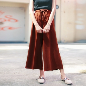 韩版秋季宽松阔腿裤