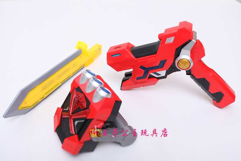 正品奥迪 铠甲勇士玩具刑天铠甲武器装备电光击火刑剑套装561403