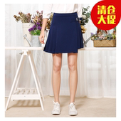 百褶半身裙A51023 百搭修身 新款 简约时尚 女装 OSA欧莎2017春装