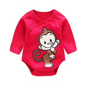 夏季新生儿睡衣包屁衣