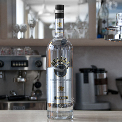 进口俄罗斯白鲸伏特加 高档品牌鲟鱼白酒BEL