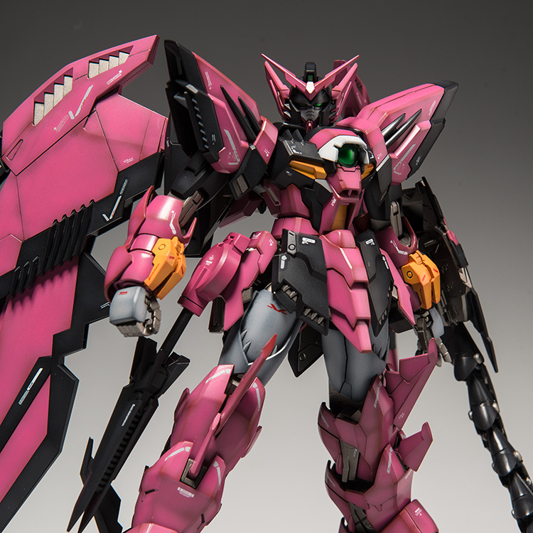 d&m万代模型mg艾比安魔鬼高达oz-13ms epyon2作代工喷漆涂装成品