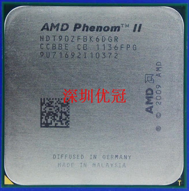 amd phenom ii x6 1065t 1075t 1090t 1100t cpu am3羿龙六核cpu