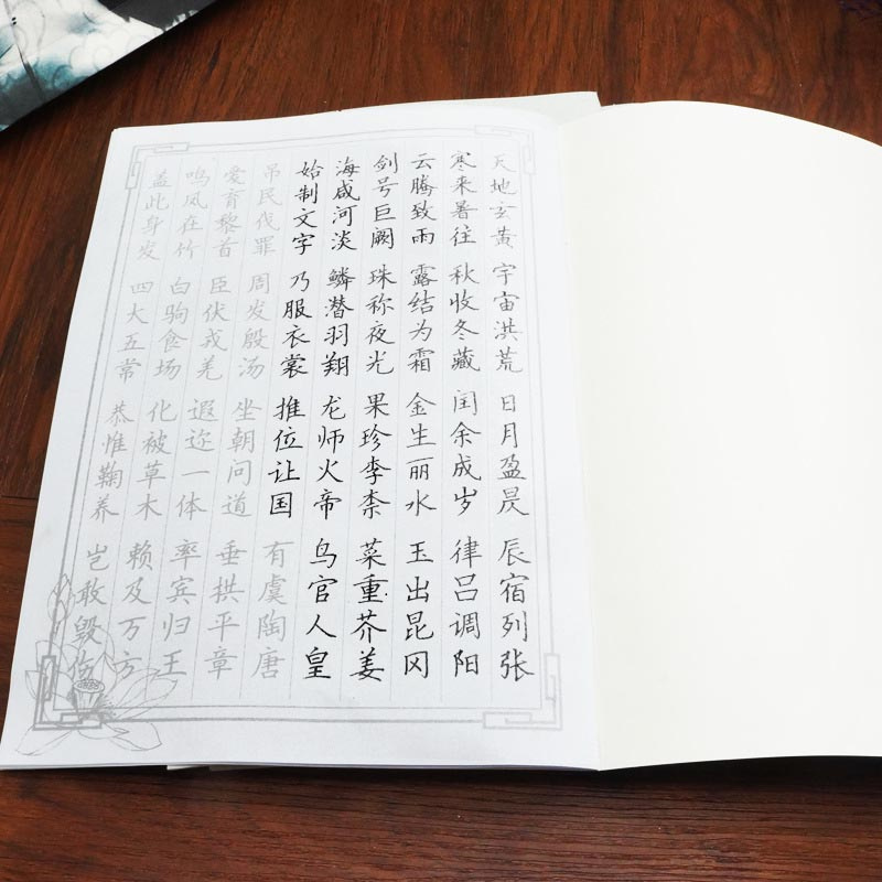 钢笔硬笔字帖临摹描红瘦金体楷书成人初学生练字帖初学书法适用