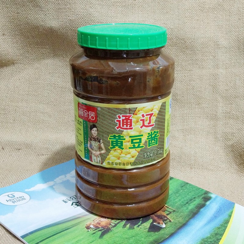 2桶组合包邮 内蒙古通辽大酱 福全居 3000g 黄豆酱杨家酱