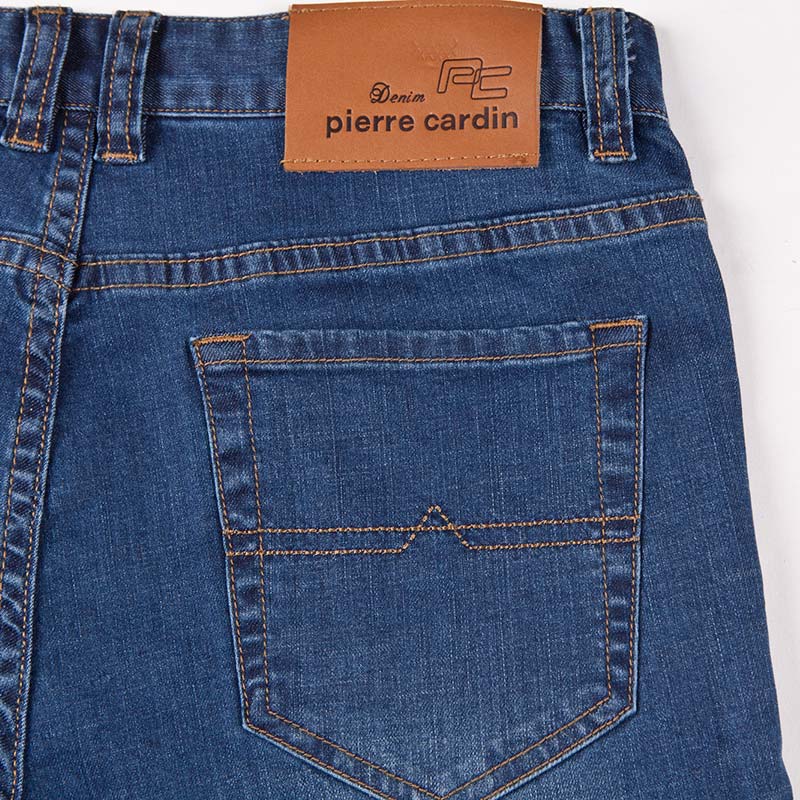 男直筒皮尔卡丹男装牛仔裤裤子男士夏季中青年