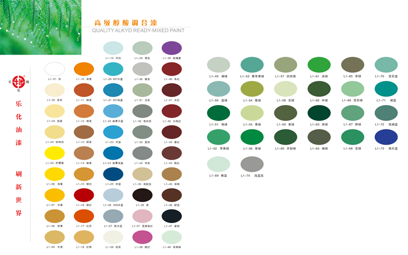 乐化油漆醇酸防锈漆醇酸磁漆清漆调和漆沥青清漆环保无味包邮调色
