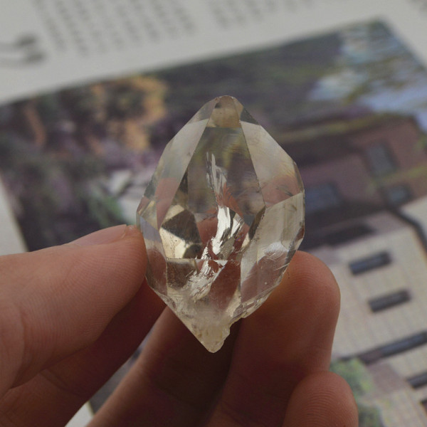 热销矿物晶体 钻石水晶 Diy饰品 原石 奇石 白水