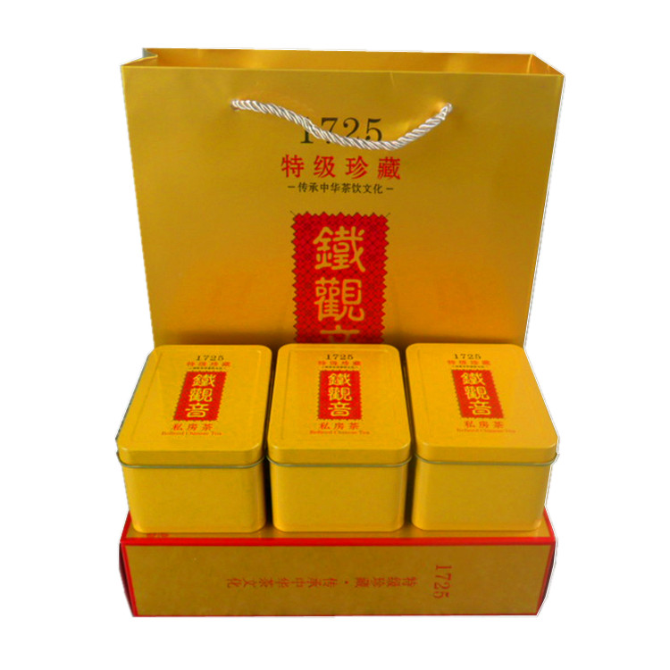 高档茶叶礼盒安溪铁观音茶叶礼盒装清香 铁观音新茶500g秋茶特价