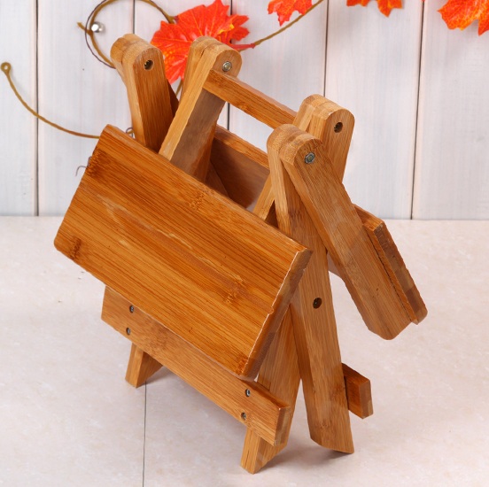 楠竹折叠凳子便携式小板凳实木钓鱼凳户外马扎凳火车凳折叠板凳