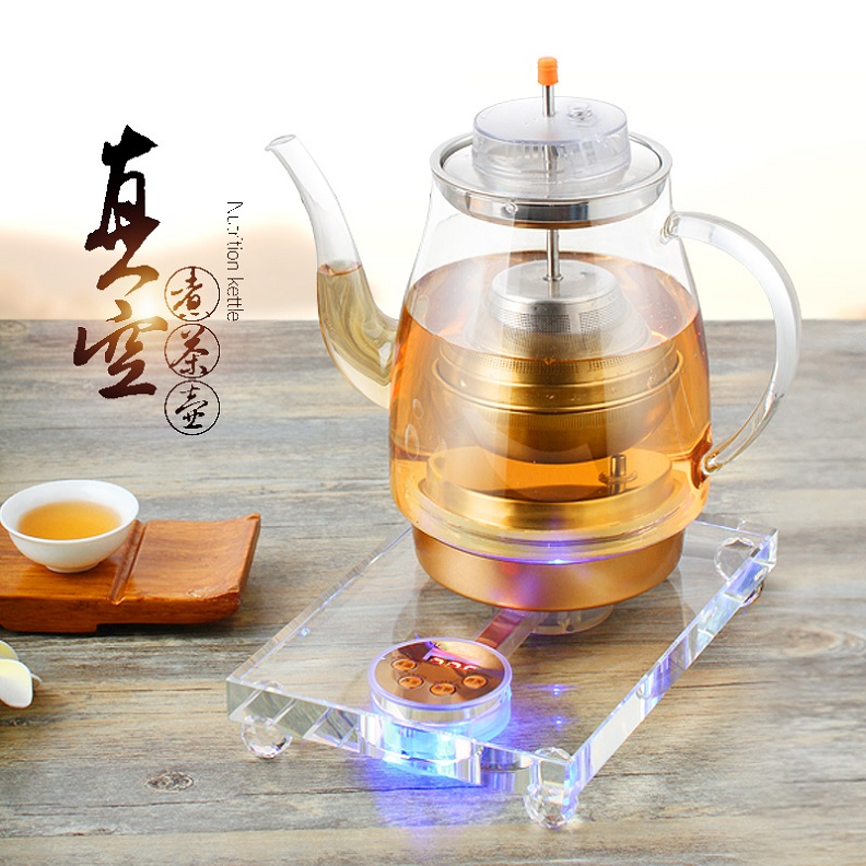 金钛水晶玻璃养生壶烧水壶自动断电静音煮水煮茶壶花茶壶茶具