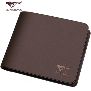 七匹狼男士短款钱包