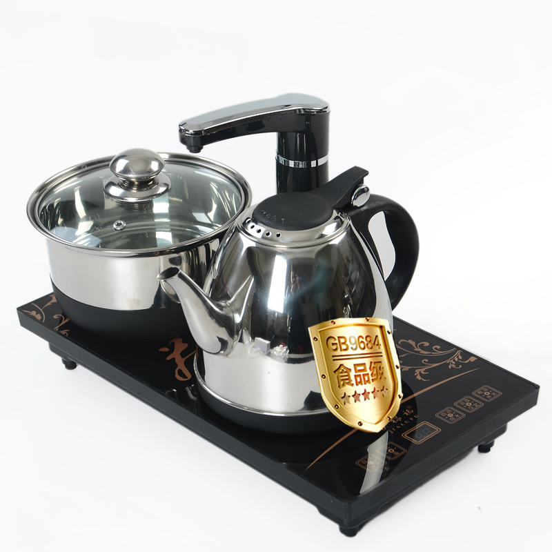 电热烧水壶茶具不锈钢泡茶炉茶道电磁茶炉自动上水三合一套装保温