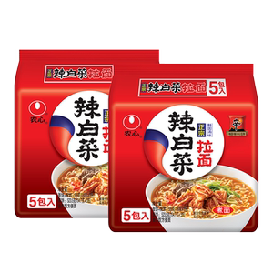 农心辣白菜韩式拉面五连包*2