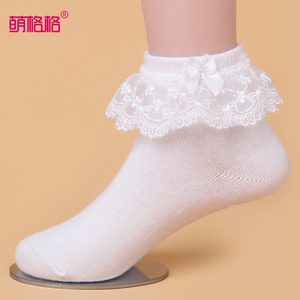 儿童花边袜