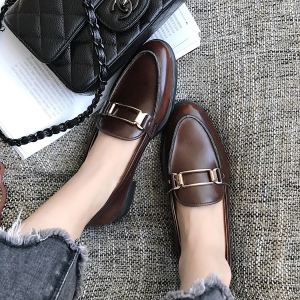 英伦风平底单鞋