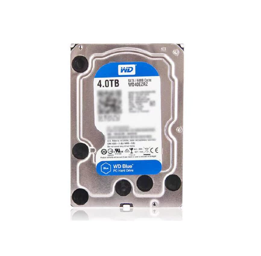 wd/西部数据 wd40ezrz 4t/tb 台式机4t硬盘西数蓝盘64m