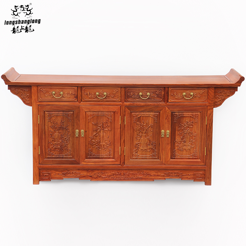 中式红木家具 实木翘头案 红酸枝条案 实木供桌 佛桌佛台玄关神台