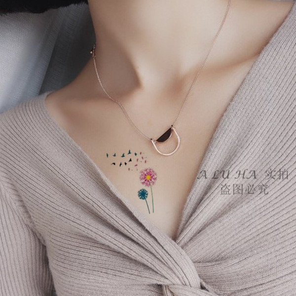 阿噜哈 原创高品质纹身贴防水 女 持久韩国可爱