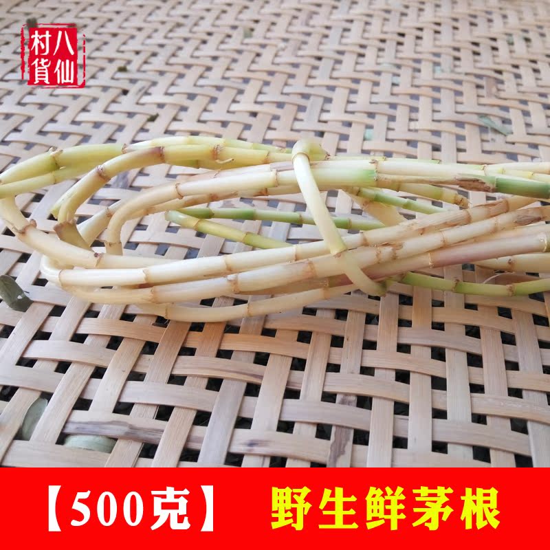 野生新鲜白茅根 茅草根甜草根 茅根草茅根水 竹蔗芦根茶 两件包邮