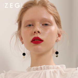 ZENGLIU个性百搭圆形耳环