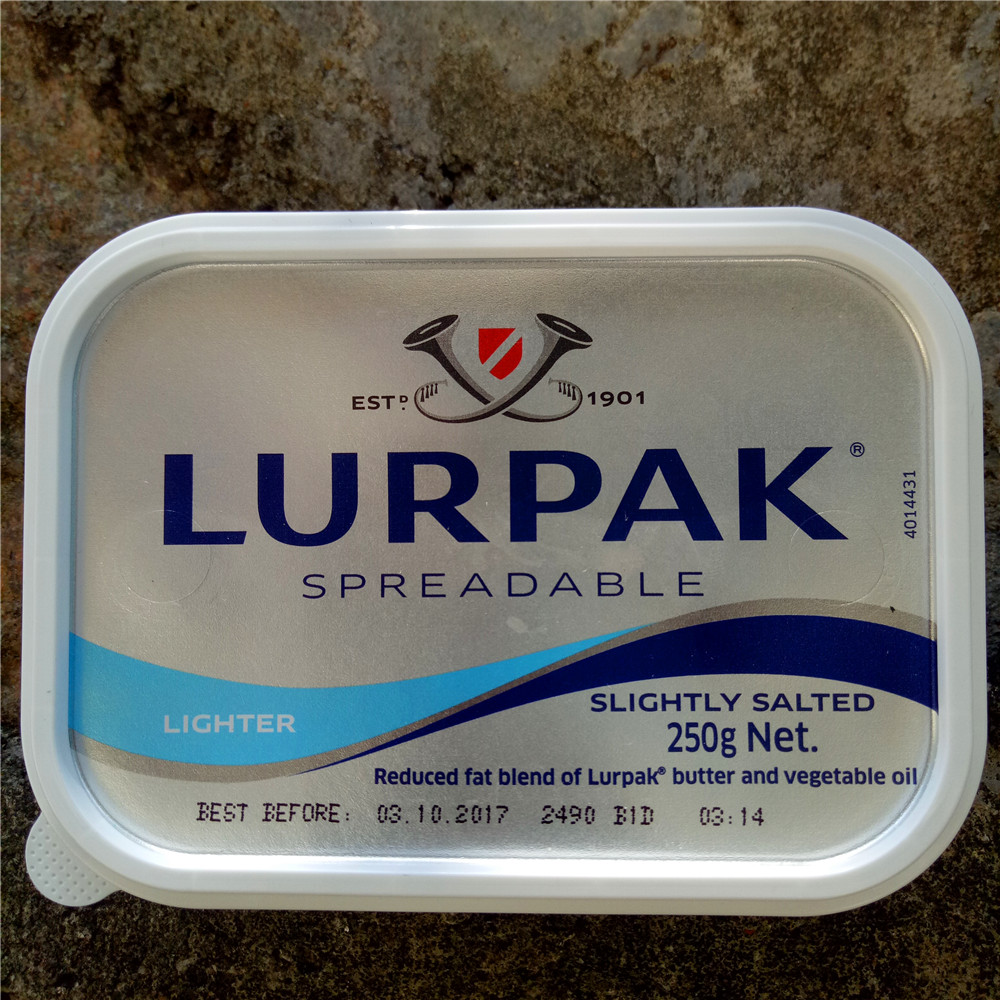 lurpak lighter butter spreadable丹麦银宝清淡涂抹黄油牛油250g