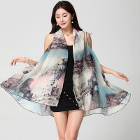 百变披肩丝巾围巾女长款多功能百搭夏季防晒外