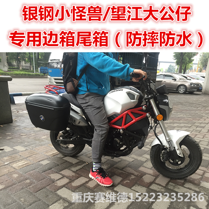摩托车银钢小怪兽边箱 yg125-21a边箱尾箱 侧箱 尾箱