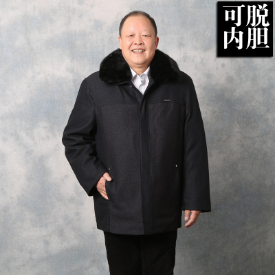 超大码男装冲锋衣加肥加大中老年爸爸装加绒加