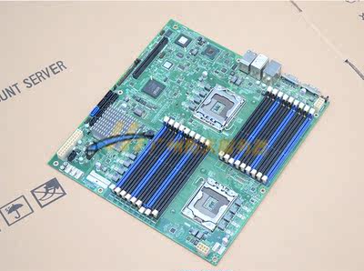 富士康 X58 双路 服务器主板 游戏家用多开图形