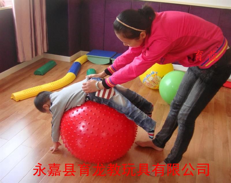 按摩球颗粒球触觉球大龙球儿童感统训练器材健身球瑜伽球送充气泵