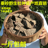 磨粉请留言 500g 包邮 略阳野生老杜仲皮厚皮可泡茶泡酒 秦岭杜仲