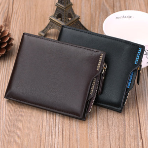 新款潮流男士短款钱包