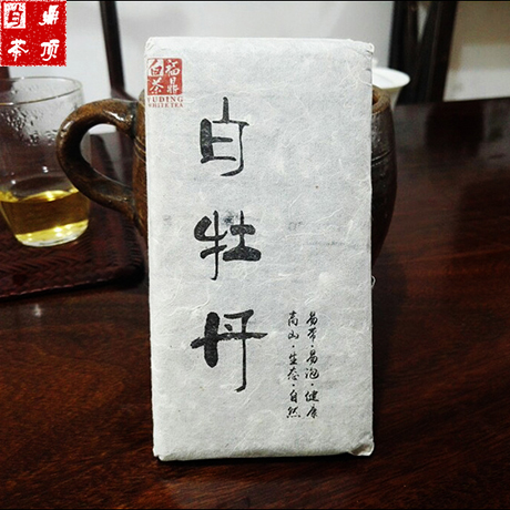 福鼎白茶 白牡丹巧克力茶砖饼 高山老茶树老枞牡丹2016年珍稀白茶