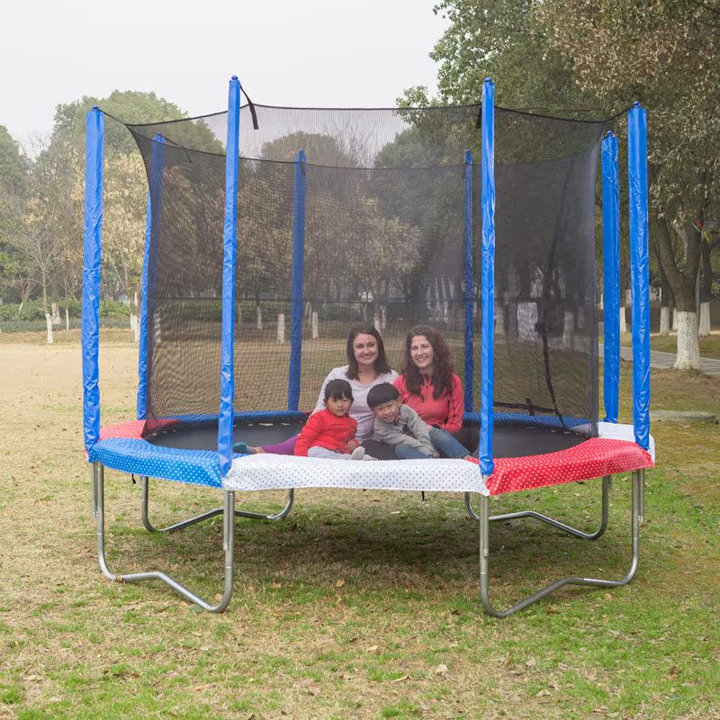 乐跳蹦床儿童成人大型跳床室外蹦极床弹簧护网