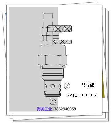 海德福斯hydraforce 螺纹插装式 节流阀 手动 nv10-20d-0-n