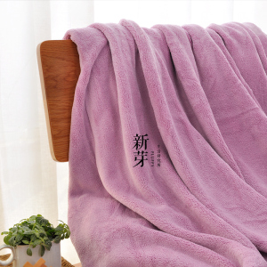 出口加厚法兰绒毯盖毯