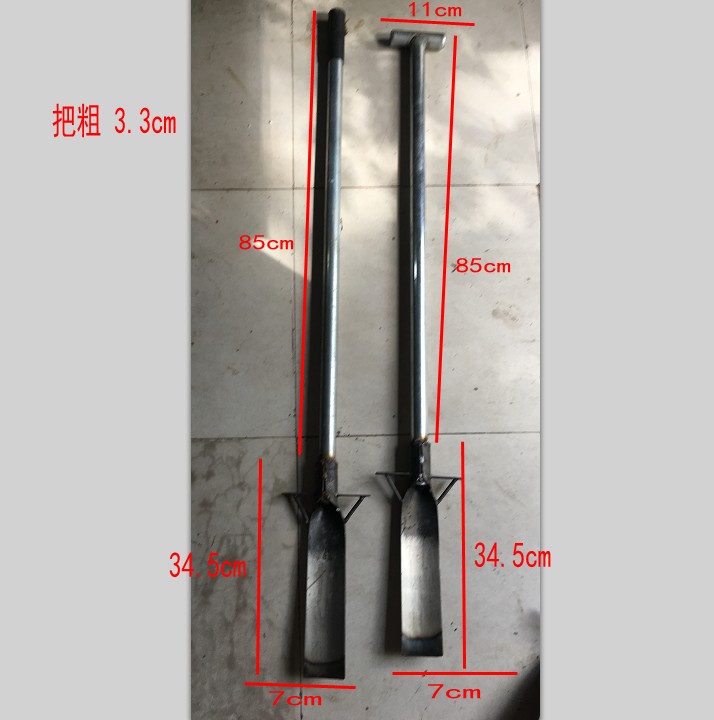 挖树铲挖山药挖甘蔗胡萝卜 铁锹 锰钢 挖花农用园林工具 钢锹