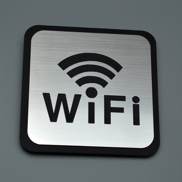 wifi标牌禁止拍照请按门铃商场标识牌企业提示牌禁止吸烟定做