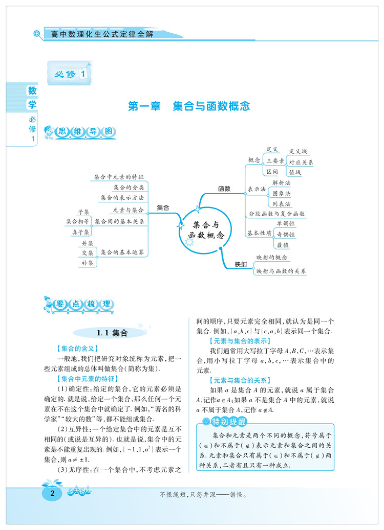 数学物理化学生物 2016年高考复习资料书工具书基础知识手册 知识清单