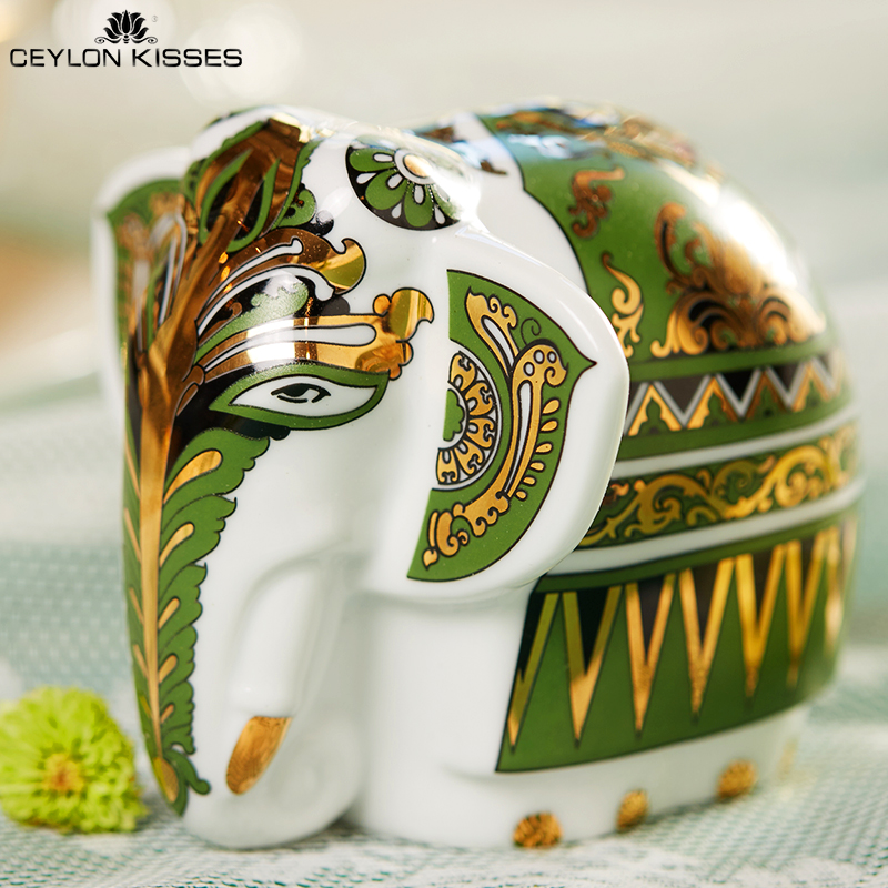 Ceylon Kisses锡兰红茶原装进口高端瓷象礼盒茶叶PINNAWALA RAJA