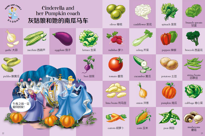 迪士尼英语情景图解单词书 迪士尼英语家庭版 日常英语单词书米奇