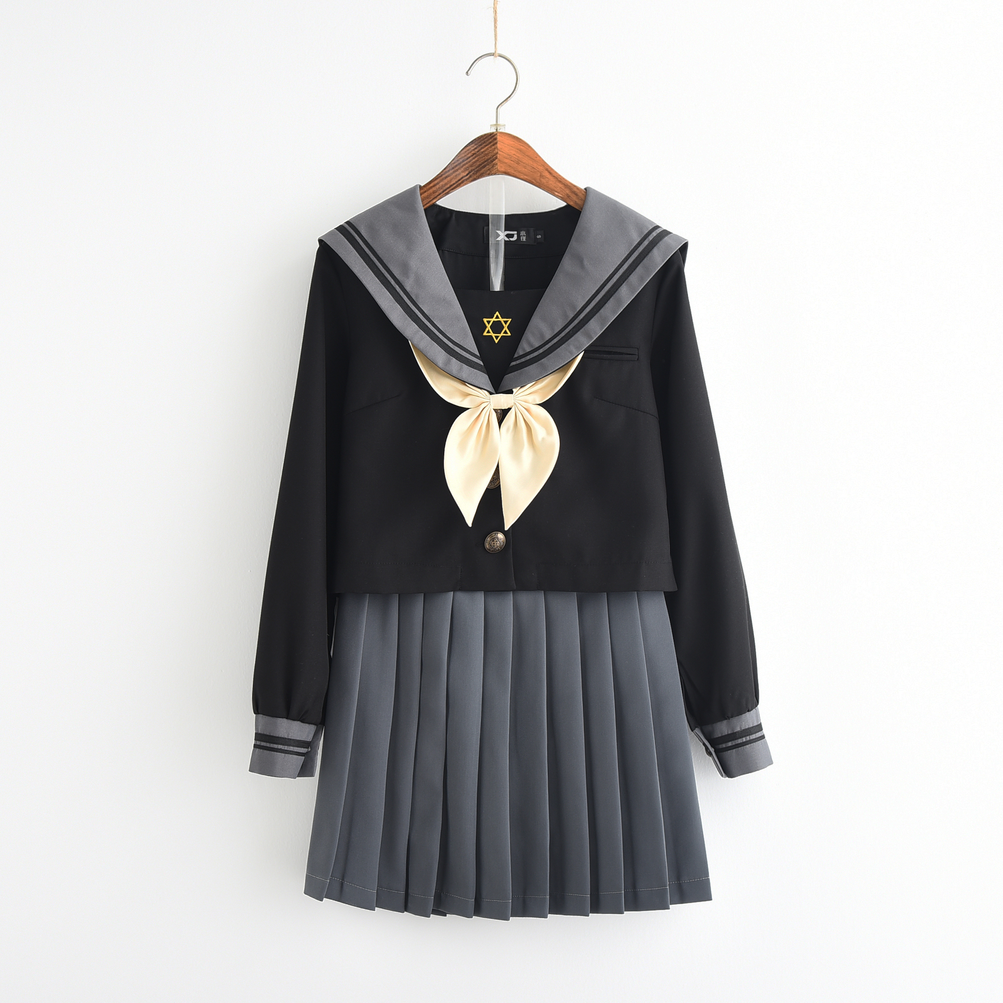 正统亲子线jk制服班服秋季日系长袖水手服学院风套装学生百褶裙