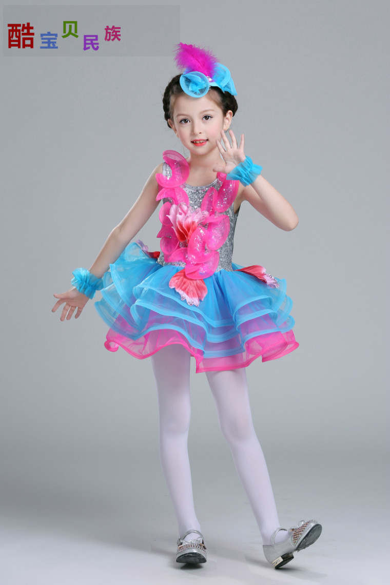 六一儿童节演出服装 公主裙蓬蓬纱裙 幼儿女童走秀表演舞台舞蹈服