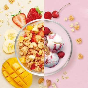 桂格即食水果麦片420g*2