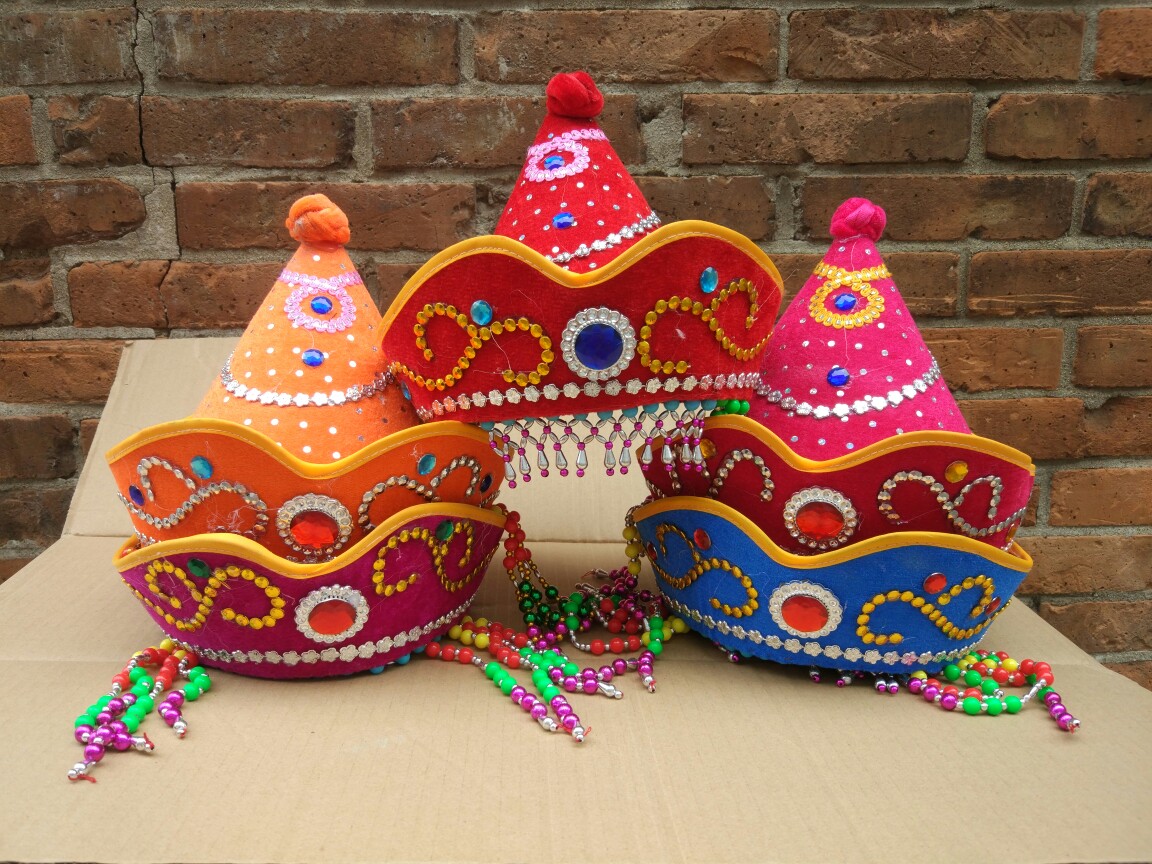 蒙古族帽子女 表演民族舞道具帽子头饰 新疆帽公主帽 草原纪念品