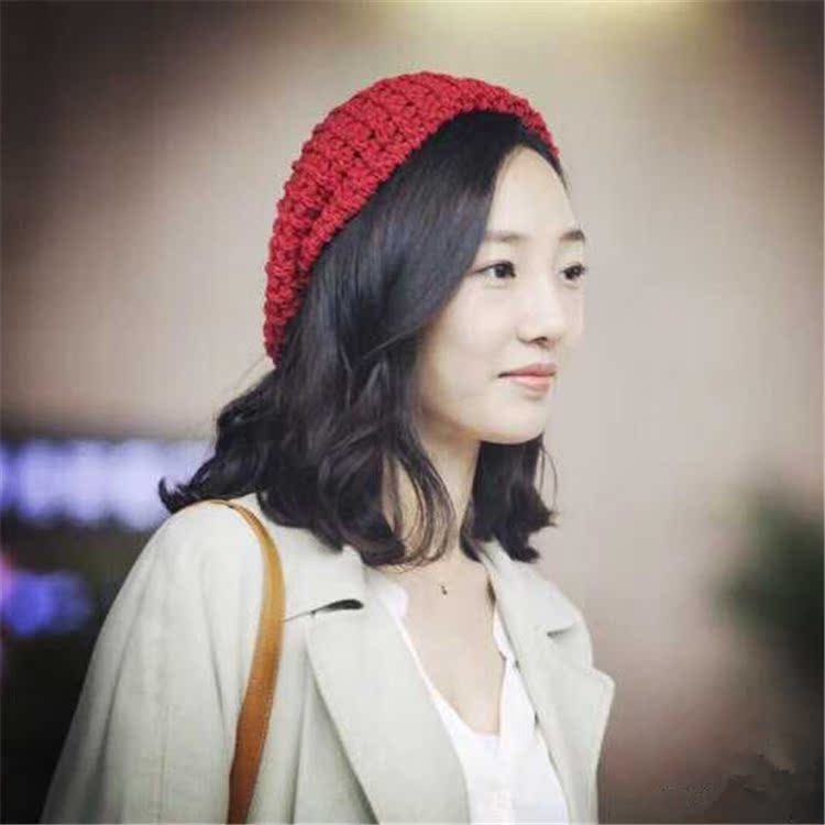 正品[贝雷帽毛线帽]毛线编织贝雷帽视频评测 毛